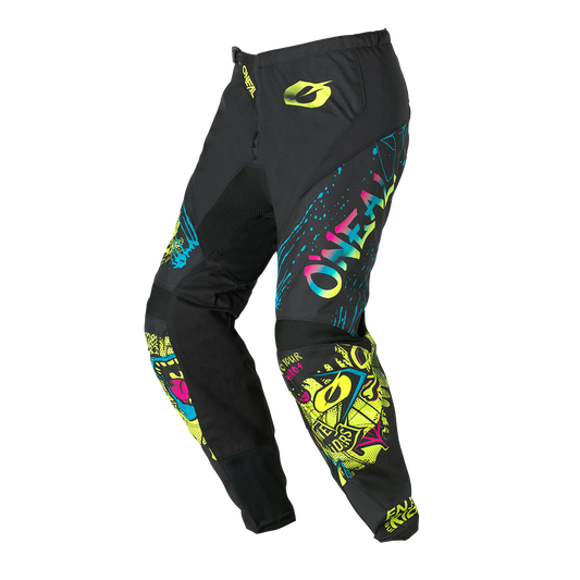 Oneal ELEMENT RANCID black/neon yellow gyerek nadrág