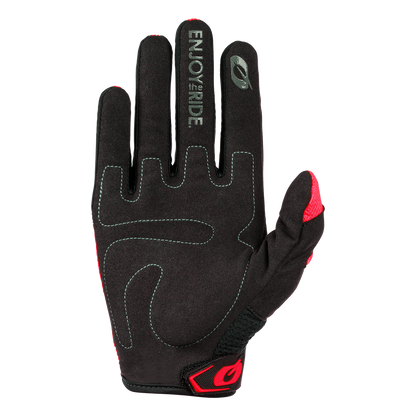 Oneal ELEMENT Racewear black/red kesztyű Oneal