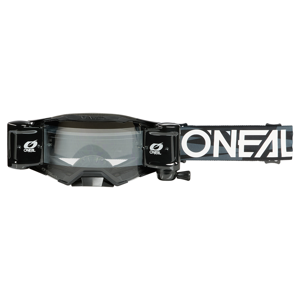 Oneal b-33 roll off ictus black/white -clear - Botos Motors Tuning