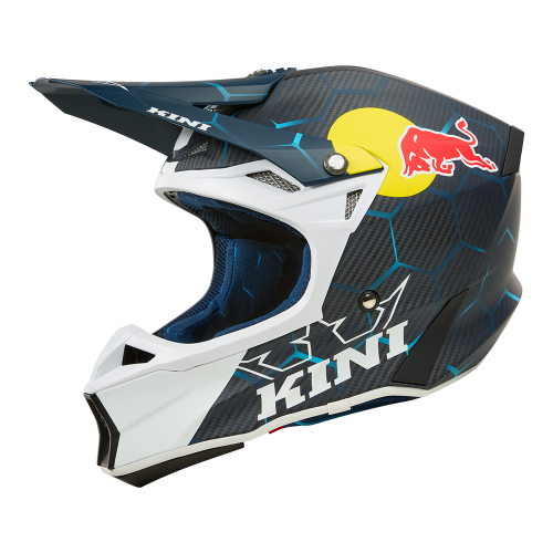 Kini RedBULL MXC2 2.0 blue/white karbon bukósisak