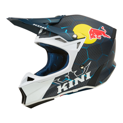 Kini RedBULL MXC2 2.0 blue/white karbon bukósisak