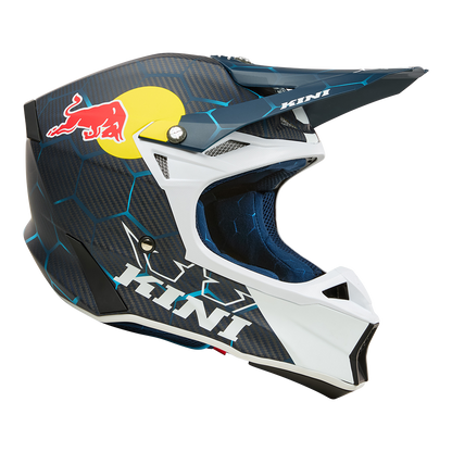 Kini RedBULL MXC2 2.0 blue/white karbon bukósisak