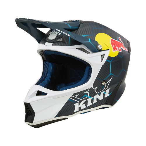 Kini RedBULL MXC2 2.0 blue/white karbon bukósisak