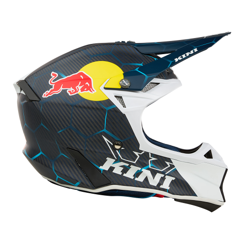 Kini RedBULL MXC2 2.0 blue/white karbon bukósisak