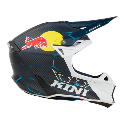 Kini RedBULL MXC2 2.0 blue/white karbon bukósisak