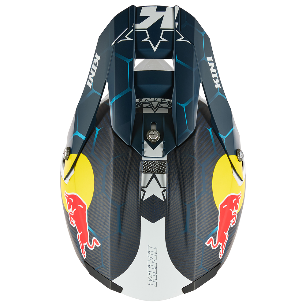 Kini RedBULL MXC2 2.0 blue/white karbon bukósisak