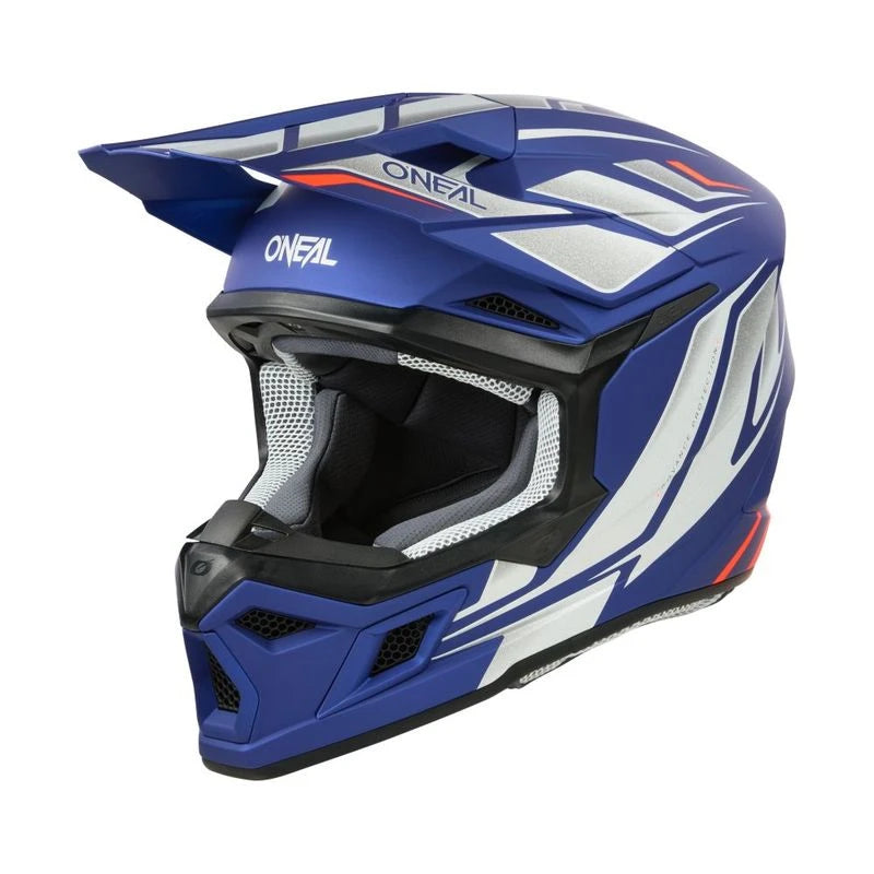 Oneal 3SRS vertical v.24 blue/white/red bukósisak akció (XL) - Botos Motors Tuning