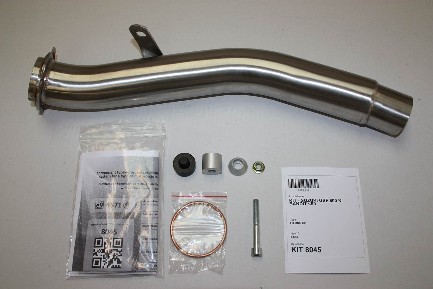 IXIL Katalizátor Kiváltó/Leömlő – HONDA CB 650 R 21-23 (RH02 RH08)    (Only RB, RC & RC3B mufflers) - KIT6942C1