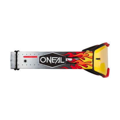 Oneal B10 HR multi gyerek -  radium red lencséve - Botos Motors Tuning