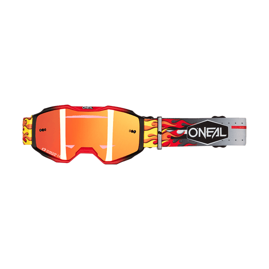 Oneal B10 HR multi gyerek -  radium red lencséve - Botos Motors Tuning