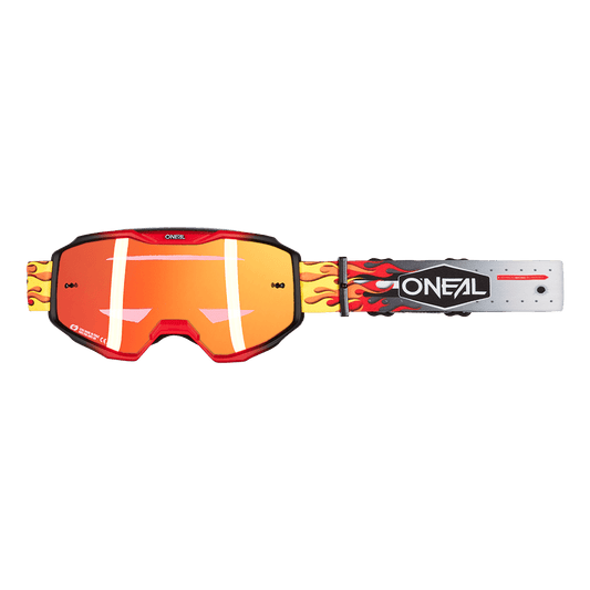 Oneal B10 HR multi -  radium red lencse - Botos Motors Tuning