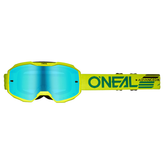 Oneal B10 Solid neon/yellow - radium blue lencse - Botos Motors Tuning