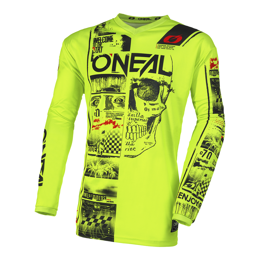 Oneal ELEMENT Attack neon/yellow/black gyerek - Botos Motors Tuning