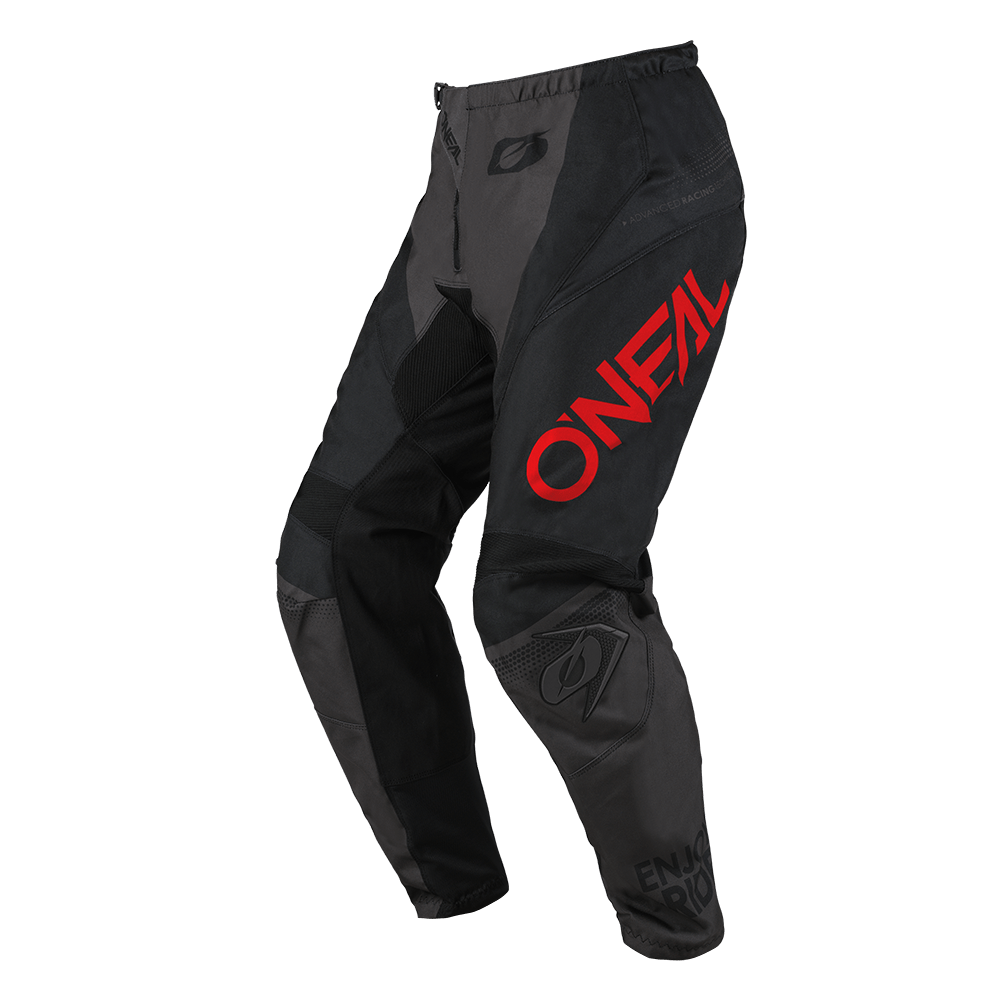 Oneal ELEMENT Racewear black/gray/red gyerek - Botos Motors Tuning