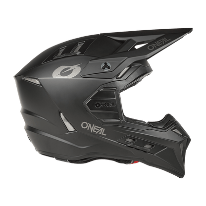Oneal EX-SRS Solid black - Botos Motors Tuning