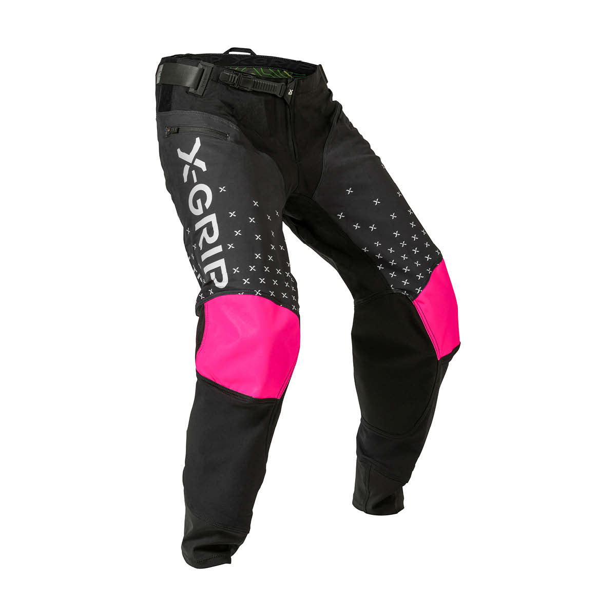 X-GRIP Tungsten black/pink nadrág - Botos Motors