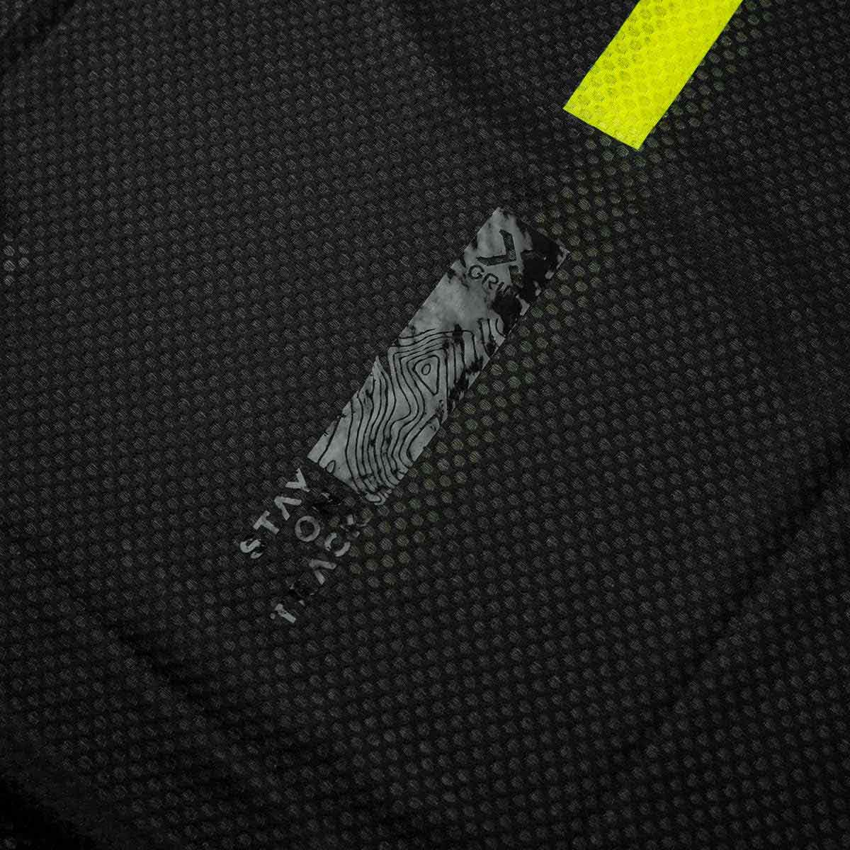 X-GRIP Tungsten black/acid-yellow mez - Botos Motors