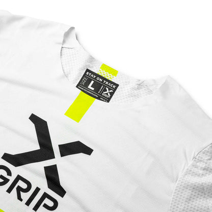 X-GRIP Tungsten white/acid-yellow mez - Botos Motors