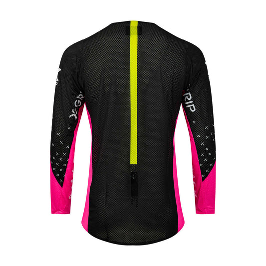 X-GRIP Tungsten black/pink mez hátulja - Botos Motors