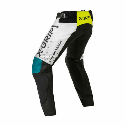 X-GRIP Tungsten white/petrol nadrág - Botos Motors