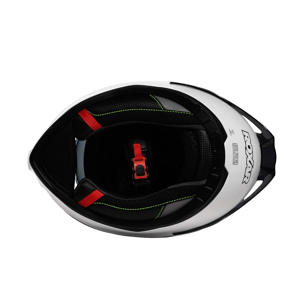 Roxar Bayamo Z-line Glossy White bukósisak - Botos Motors