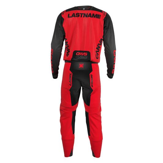 Canvas Label Series 10 Red Black -egyedi - Botos Motors Tuning