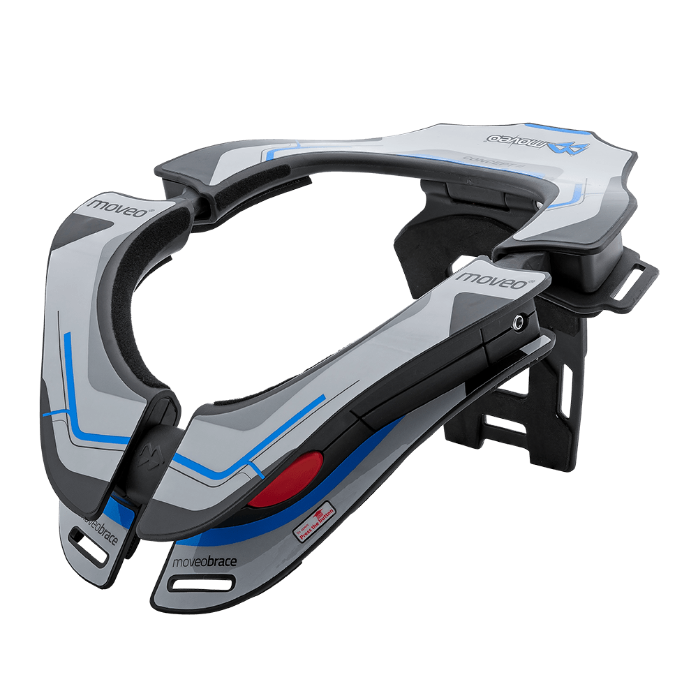Oneal MOVEO Neck brace concept white/blue - Botos Motors Tuning