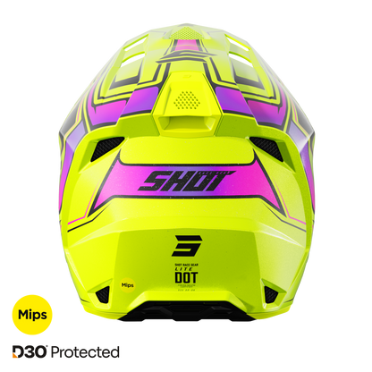 Shot Lite Glory neon yellow pearly bukósisak