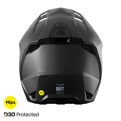 Shot Lite Solid black matt bukósisak