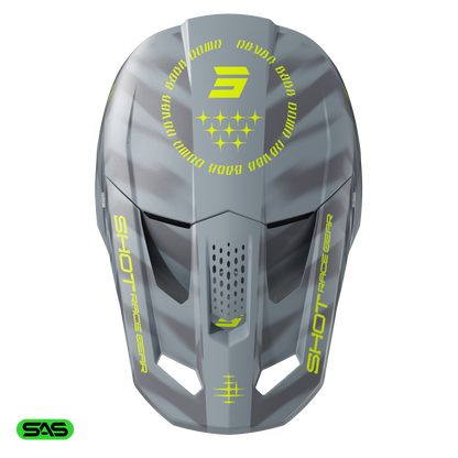 Shot Speed Tiger grey matt bukósisak