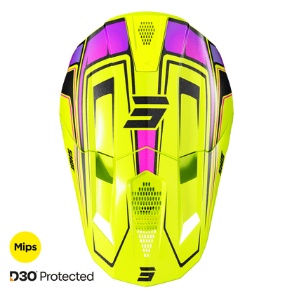 Shot Lite Glory neon yellow pearly bukósisak