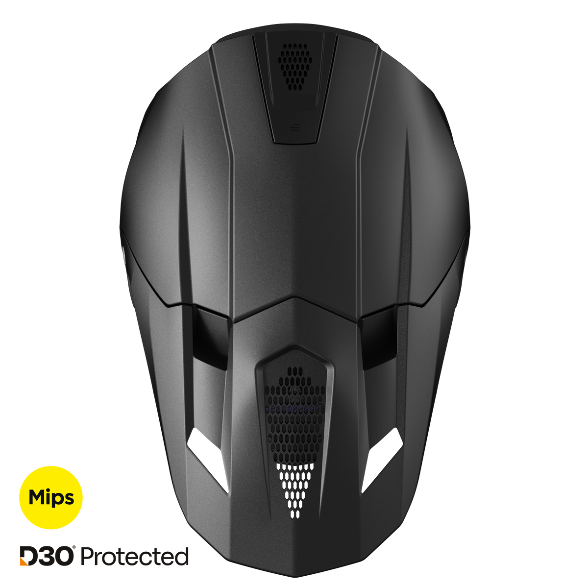 Shot Lite Solid black matt bukósisak