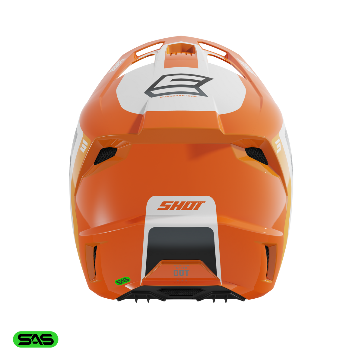 Shot Speed Hybrid orange glossy bukósisak