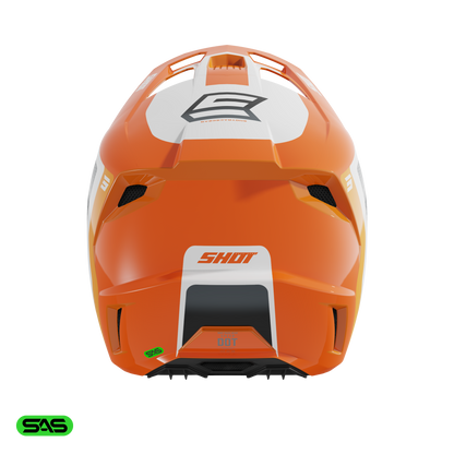 Shot Speed Hybrid orange glossy bukósisak