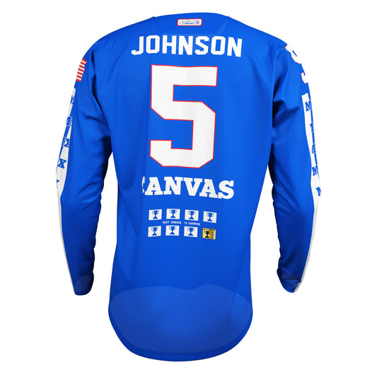 Canvas Label Series 5 Rick Johnson Collectible Blue mez - Botos Motors Tuning