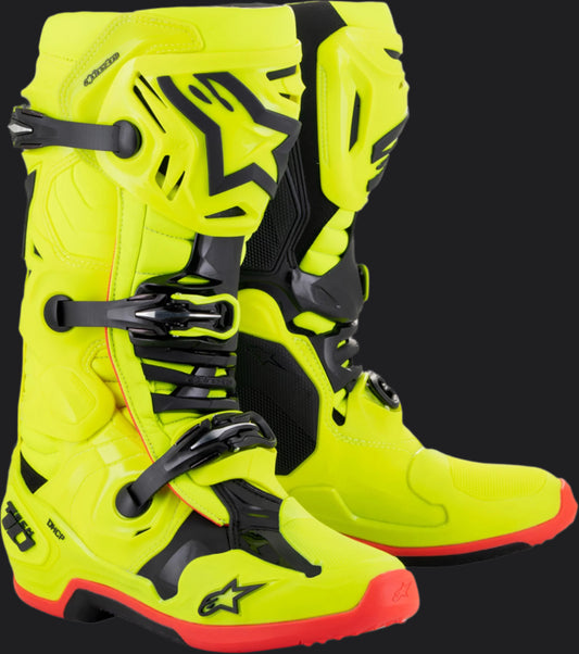 Alpinestars Tech 10 sárga-fekete - Botos Motors Tuning