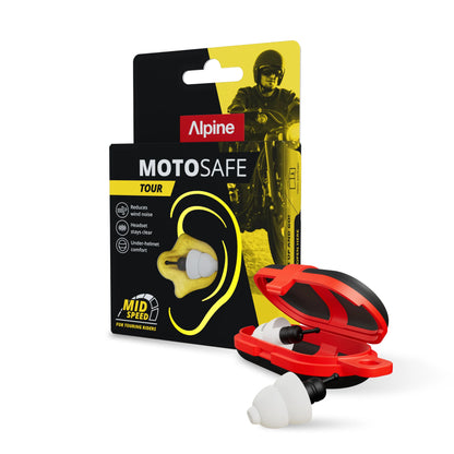 Alpine Motosafe Tour füldugó motorosoknak